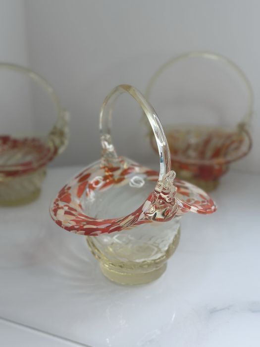 Конфетницы фруктовницы корзинки вазы стекло сср советские