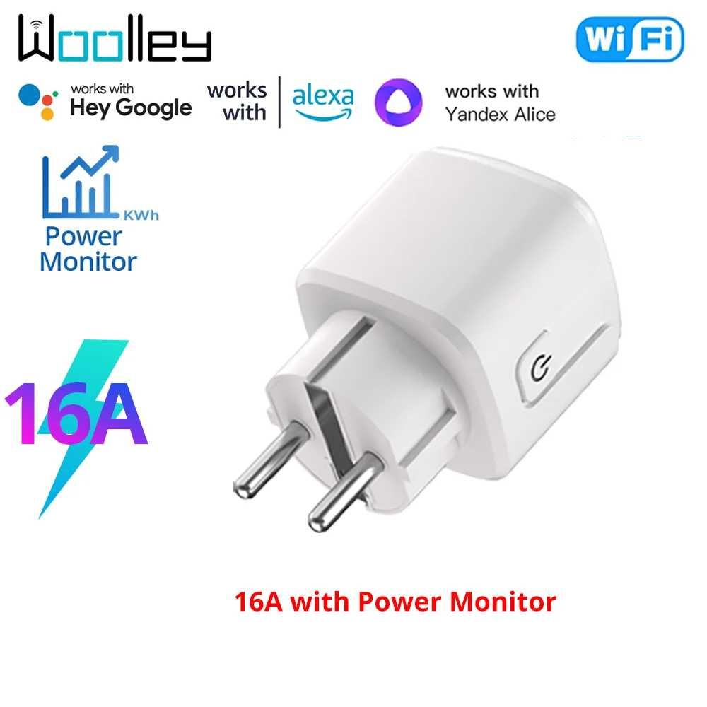 Woolley SA-031 POW 16А WiFi Smart контакт с опция измерване на енергия