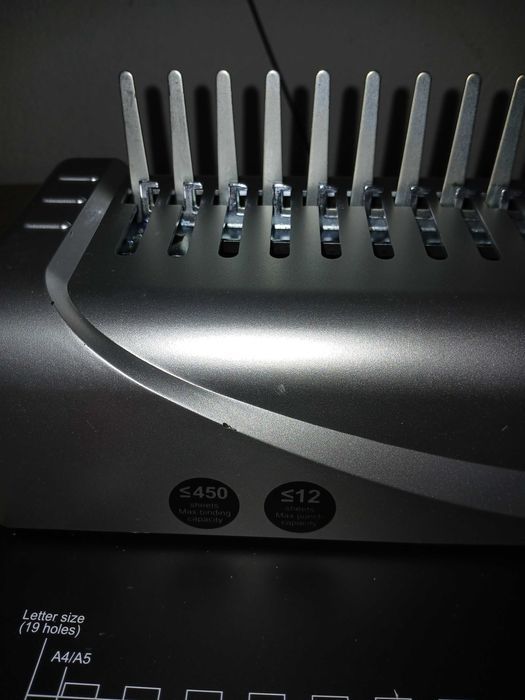 Masina indosariere Makeasy, 21 gauri, 450 coli, A4/A5, argintiu