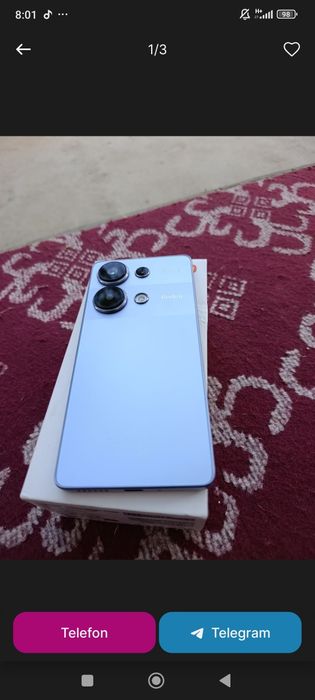 Redmi not 13pro garantiyali