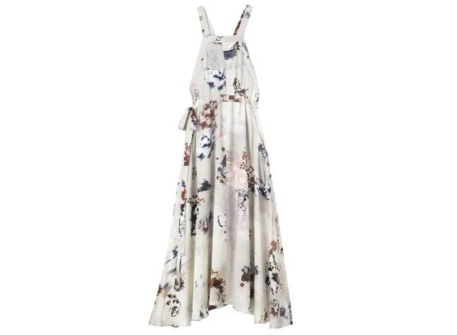 ASOS дълга рокля от вискоза