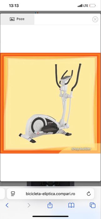 Bicicleta eliptica kettler rivo M