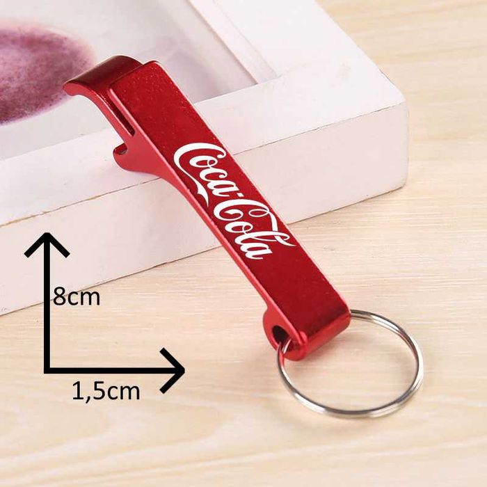 Breloc Coca Cola cu Desfacator de Sticle Capace / Bere si Doze de suc