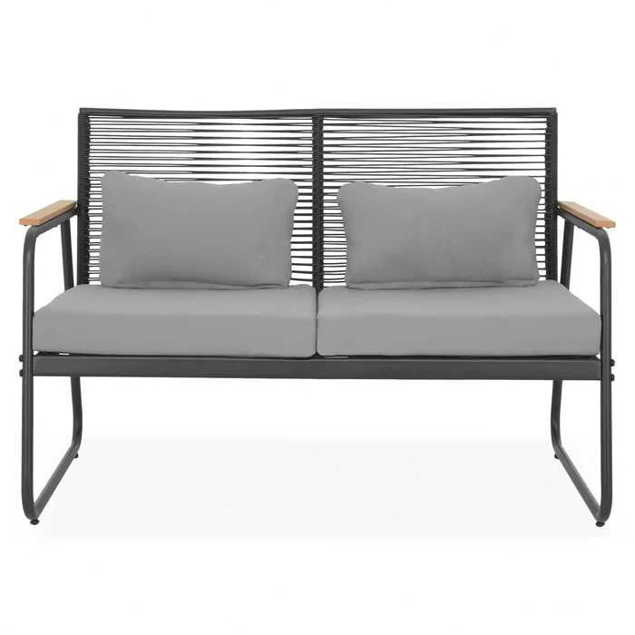 Set mobilier gradina/terasa/balcon 2 fotolii + canapea și masa TIVOLI