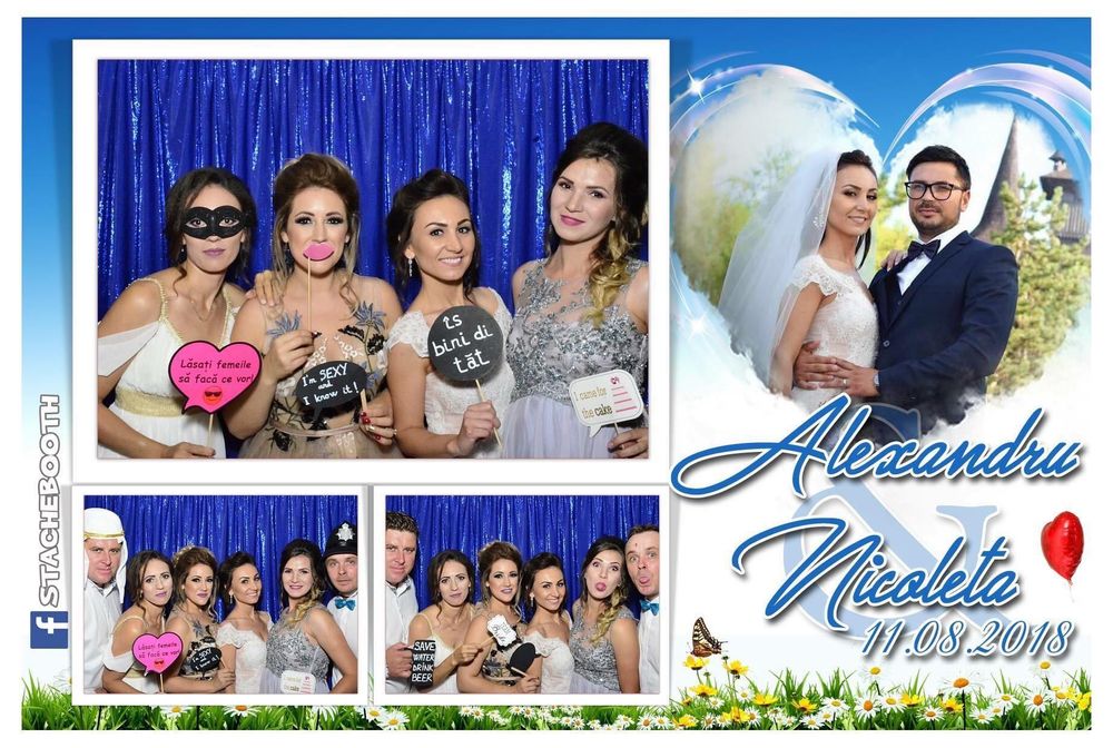 Evenimente-cabina foto-oglinda magica-video 360-fum greu