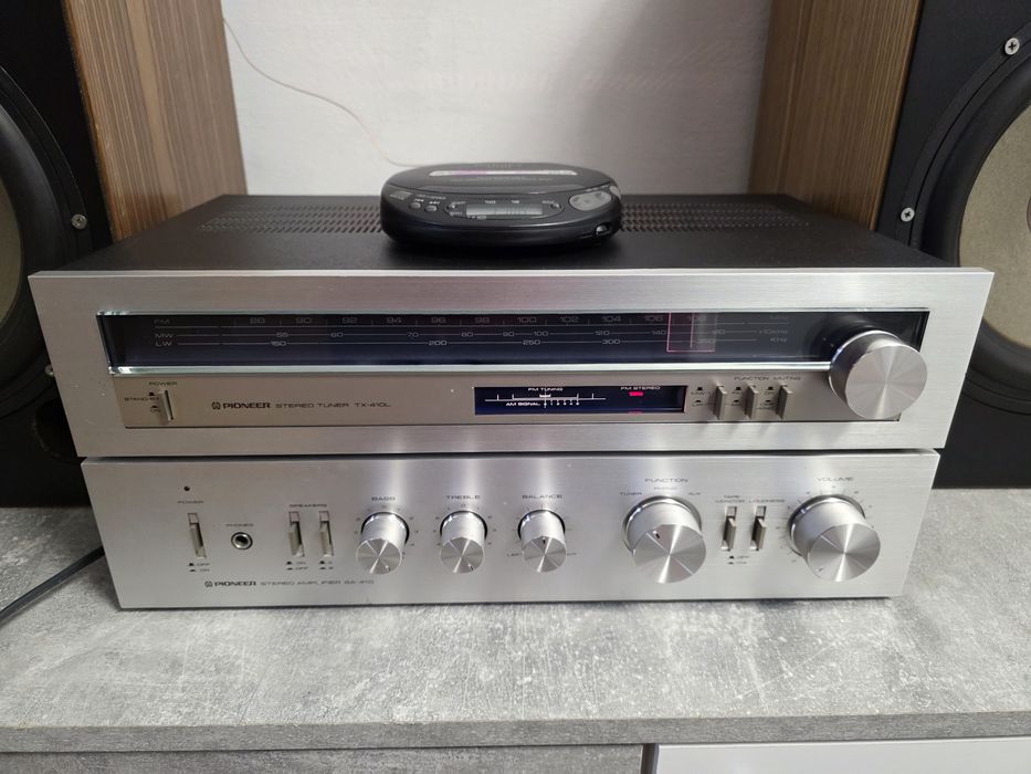 Amplificator Pioneer SA-410 +tuner TX-410L în stare perfectă (ca nou)