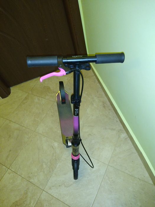 Тротинетка  OXELO MID 9 - XL. Лилав цвят.По-бърза и удобна. ,.