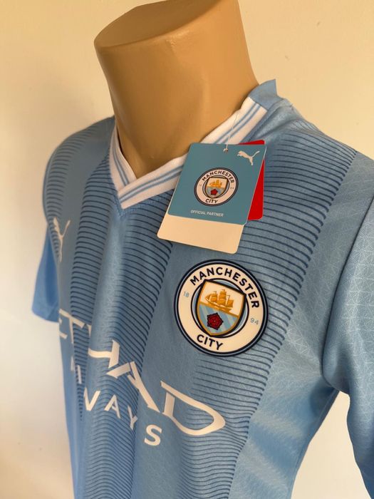 Tricou fotbal Haaland Man City