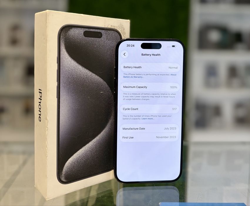 **ATS GSM**iPhone 15 Pro 128Gb / Baterie100% /F+G