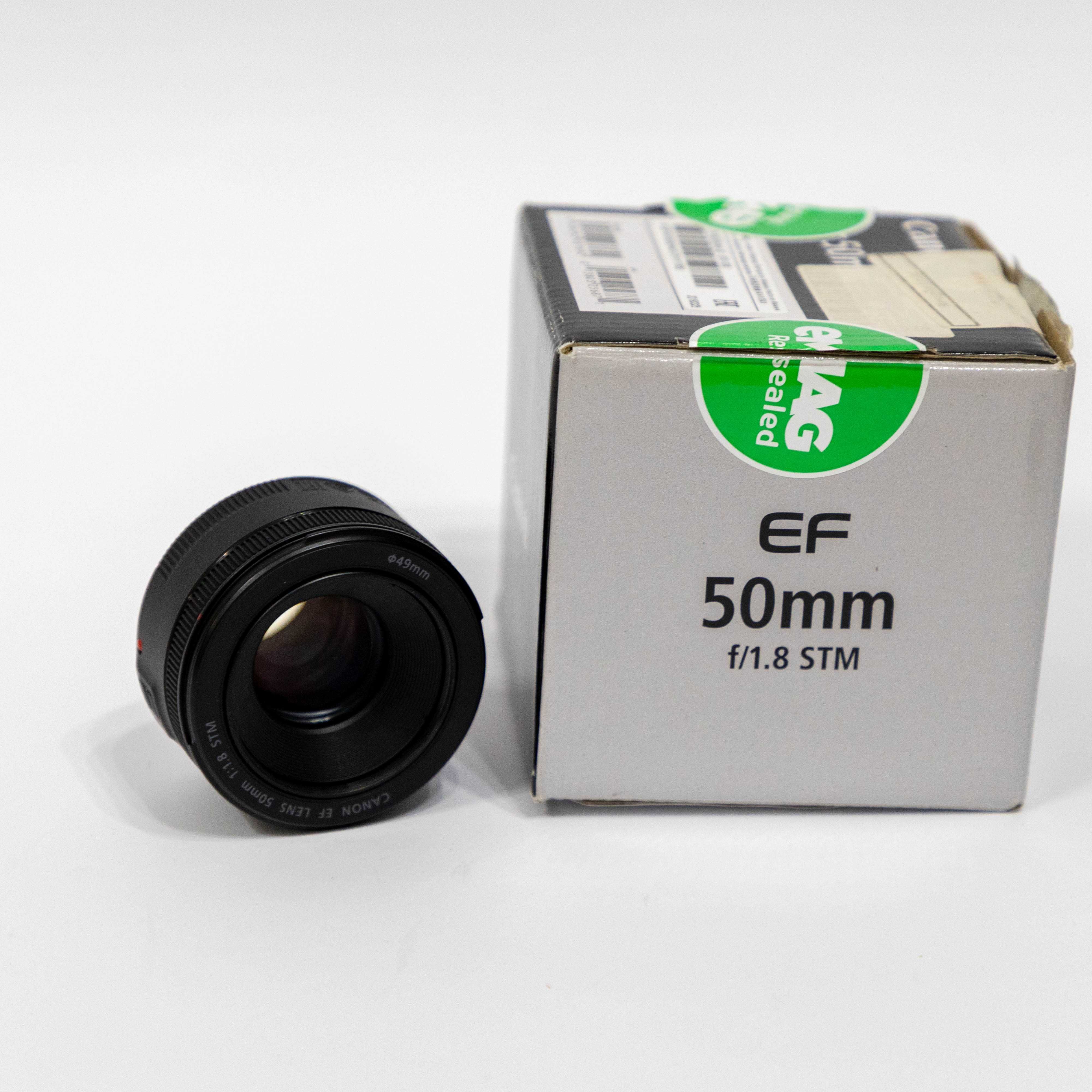 Canon EF 50mm f/1.8 STM обектив за Ef ( Rf , Efm с адаптер )
