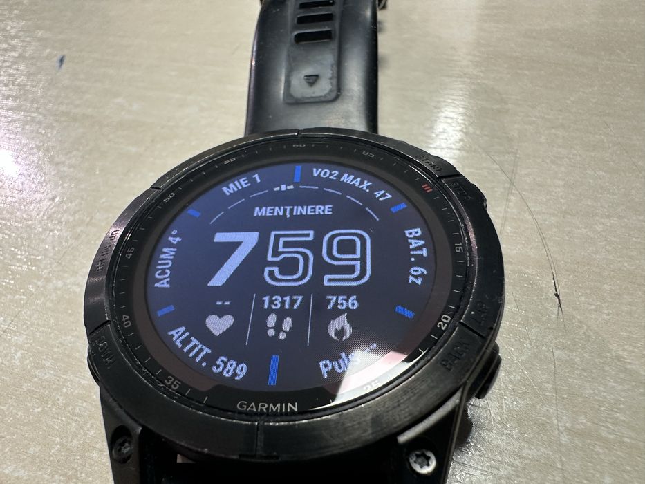 Ceas Garmin Fenix 7 Sapphire Solar