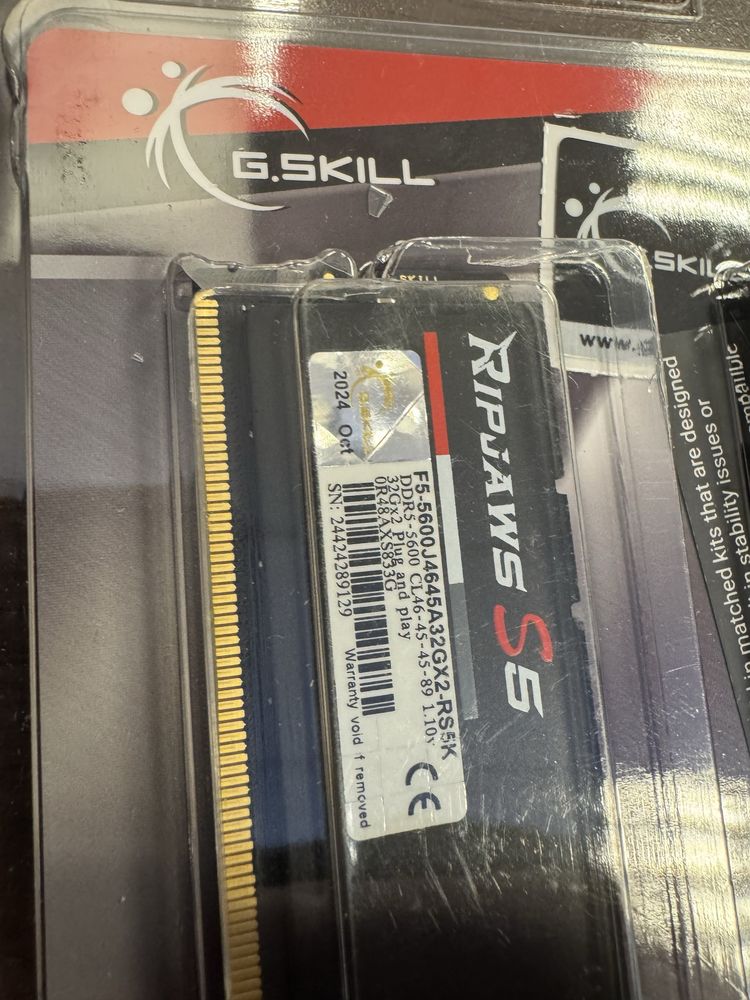 G Skill 64GB DDR5 5600Mhz