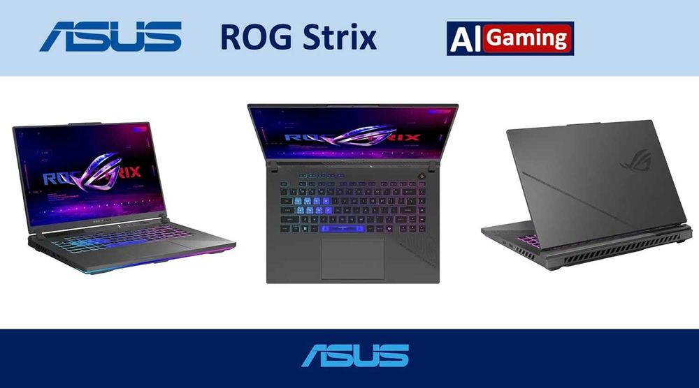 ASUS ROG Strix G16 IPS Ryzen 9-8940HX 16GB SD 1TB RTX 5070TI 12GB 140W