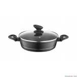 Oala joasa din aluminiu forjat, cu capac, 24cm, 2.3L, invelis