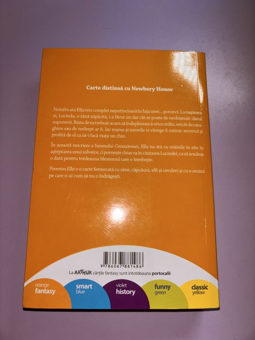 carte pentru adolescenti “Povestea Ellei”