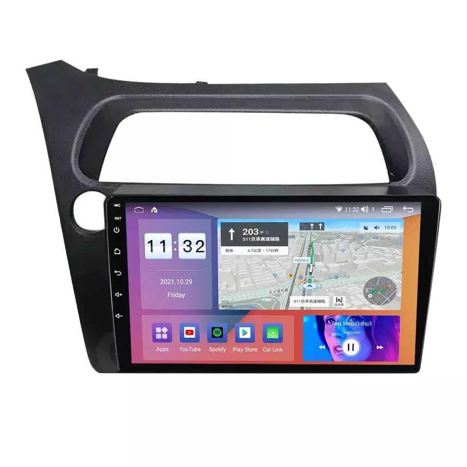 NAVIGATIE Android 13 Honda Civic 2006 2011 1/8 Gb Waze CarPlay +CAMERA