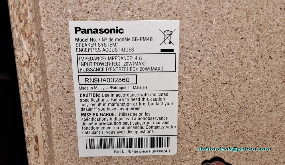 minisistem Panasonic SA-PM 48