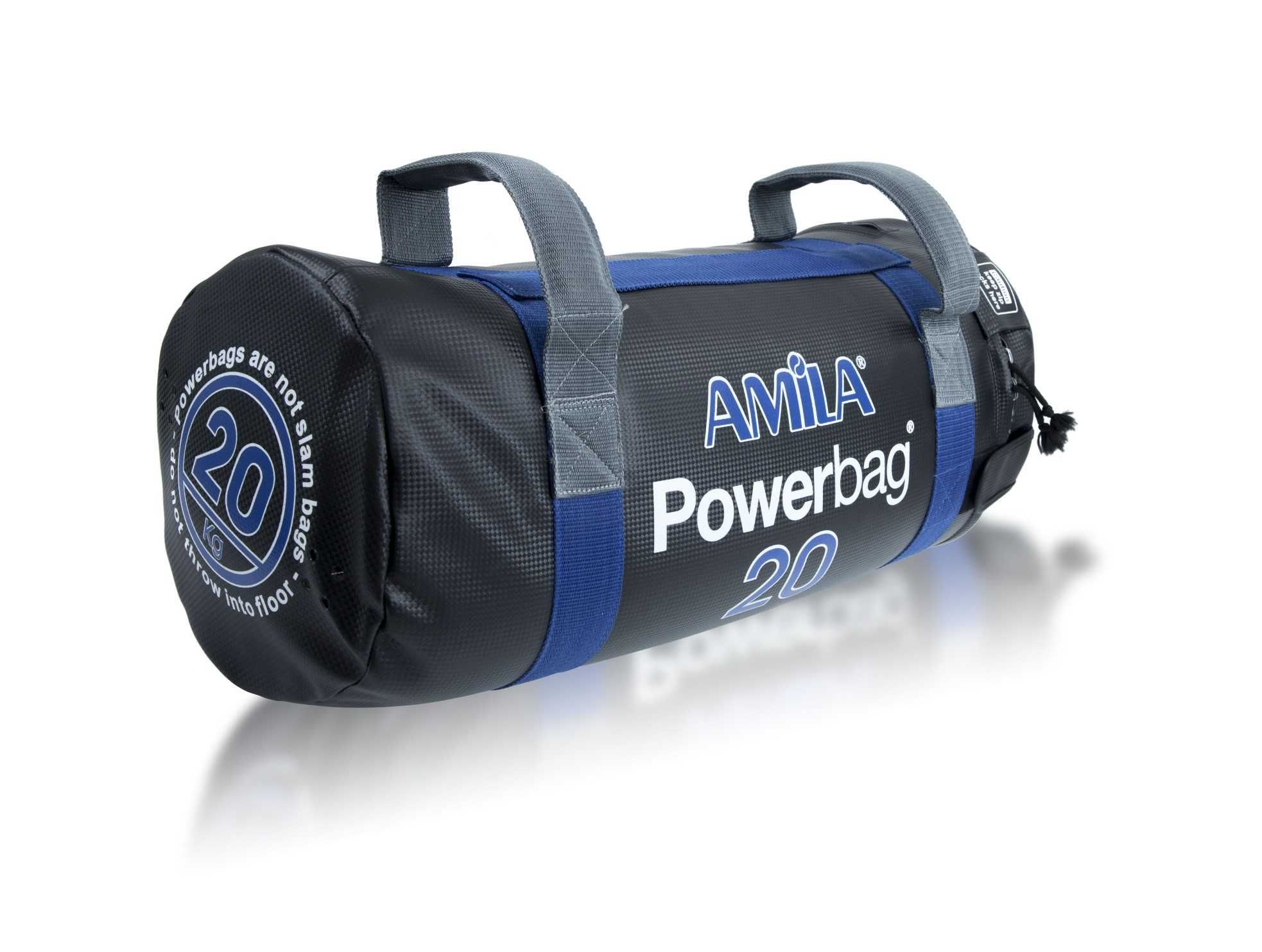 Фитнес Торба Power Bag Amila 20 кг, Кросфит Чанта, Цилиндрични Торби