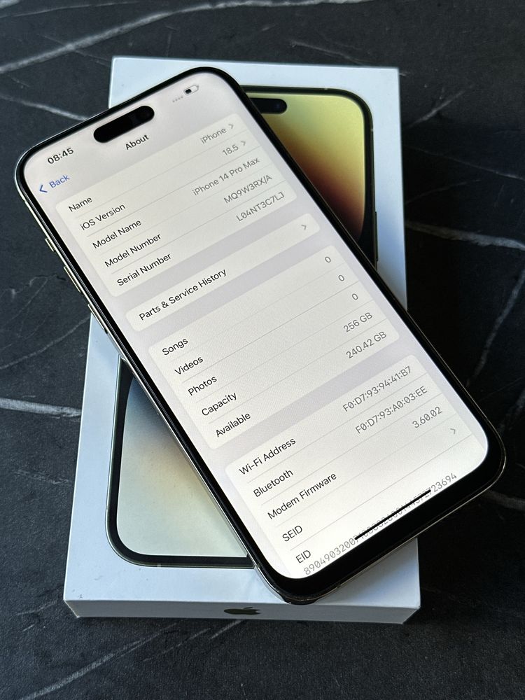 IPhone 14 Pro Max 256GB Gold 100% Батерия