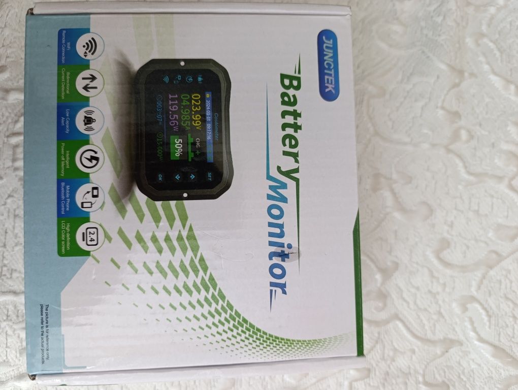 JUNCTEK Battery Monitor KM110F с Bluetooth и LCD дисплей