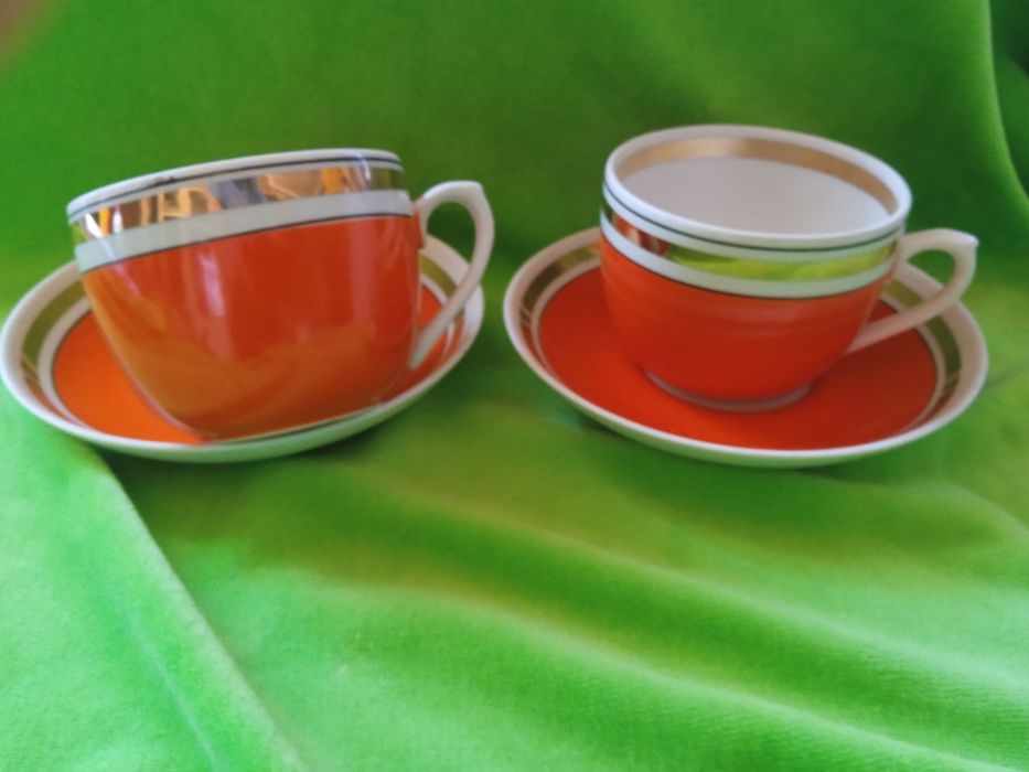 Чайные пары ЮФЗ,Винтаж СССР. Новые. 200 мл. Цена за всё.