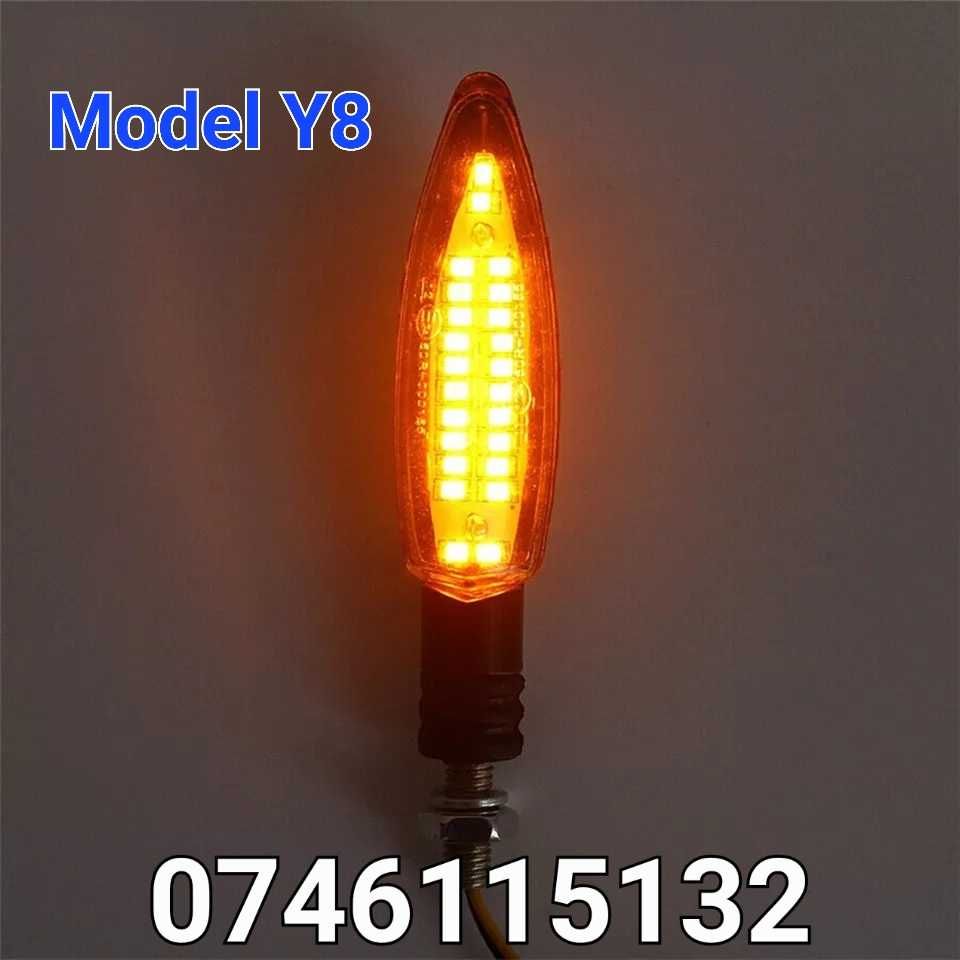 Semnalizari-Semnalizare Dinamica LED-Scuter Moto Atv Motocicleta-Y8