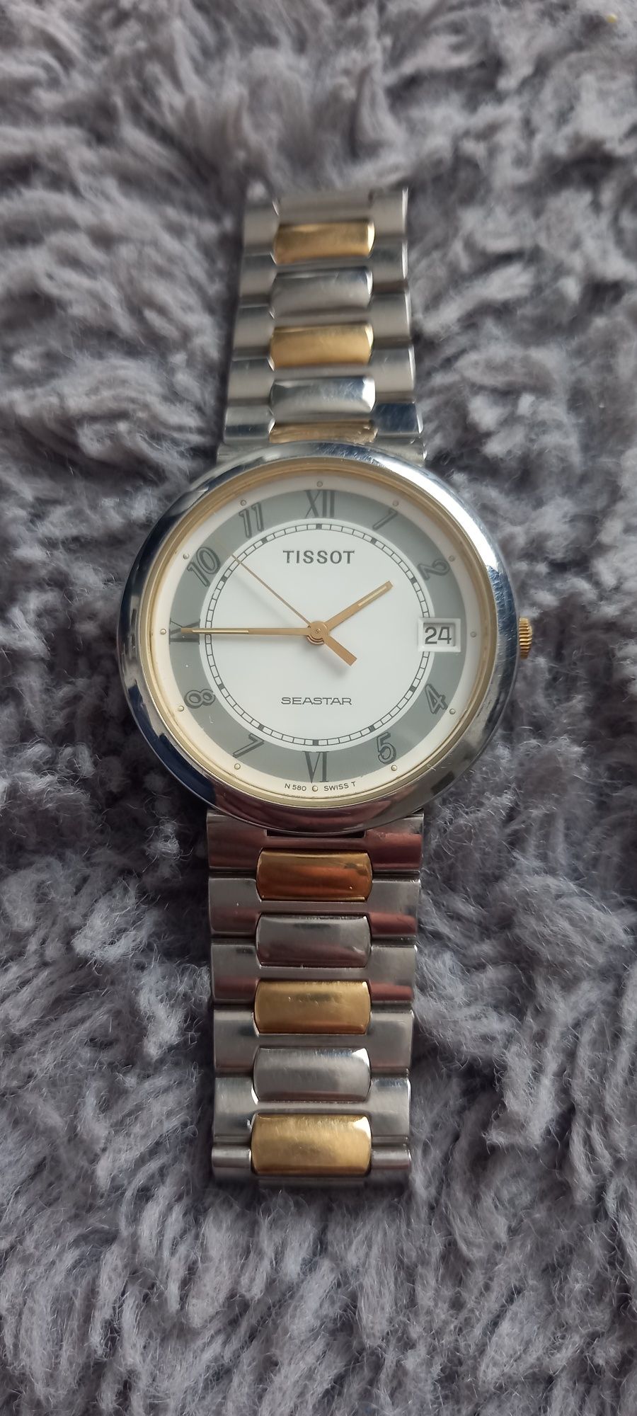 Ceas Bărbătesc Quartz Tissot Seastar N580 Gold-Steel Swiss Made