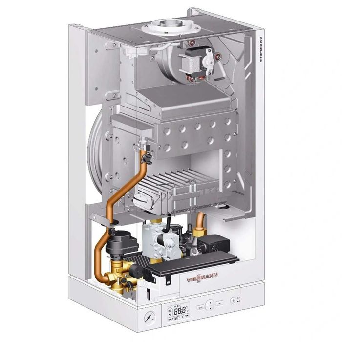 Двухконтурный котел Viessmann Vitopend-100W на 24кВт.