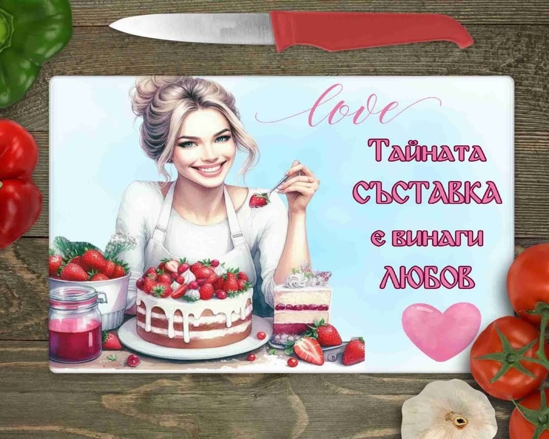 Чаши, тефтери, дъски за мезе, стъклена дъска