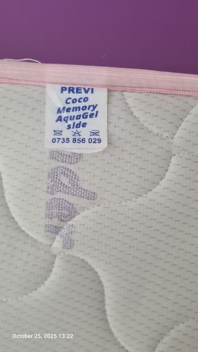 Saltea Previ Coco memory aqua gel 140x200