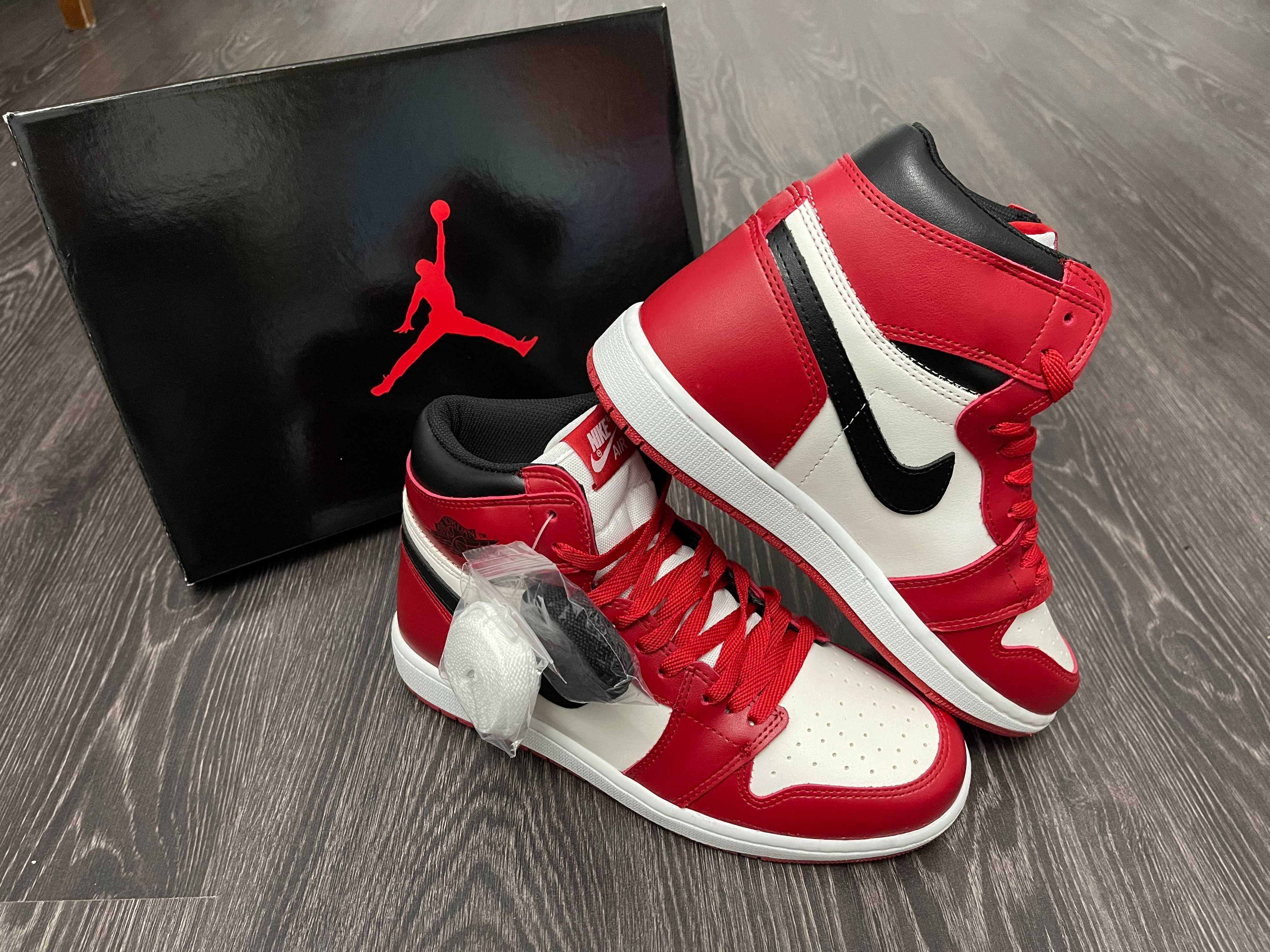Adidasi Nike Air Jordan 1 High Chicago Red l Produs NOU Premium Cuti