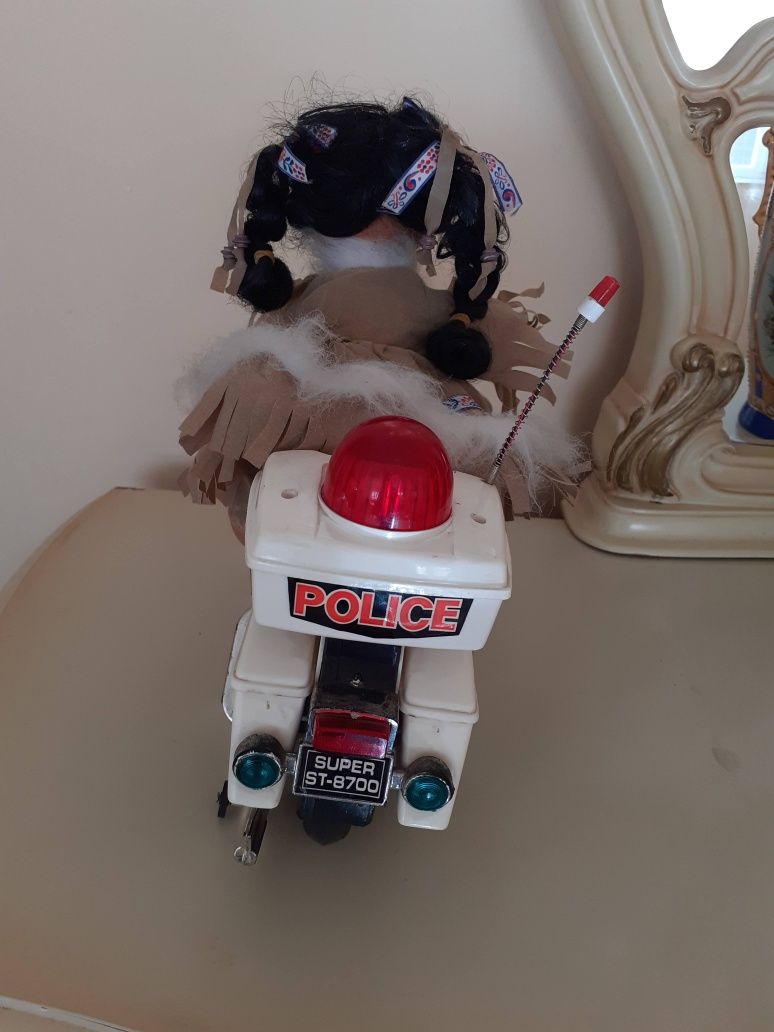 jucărie motocicletă de politie starea bună