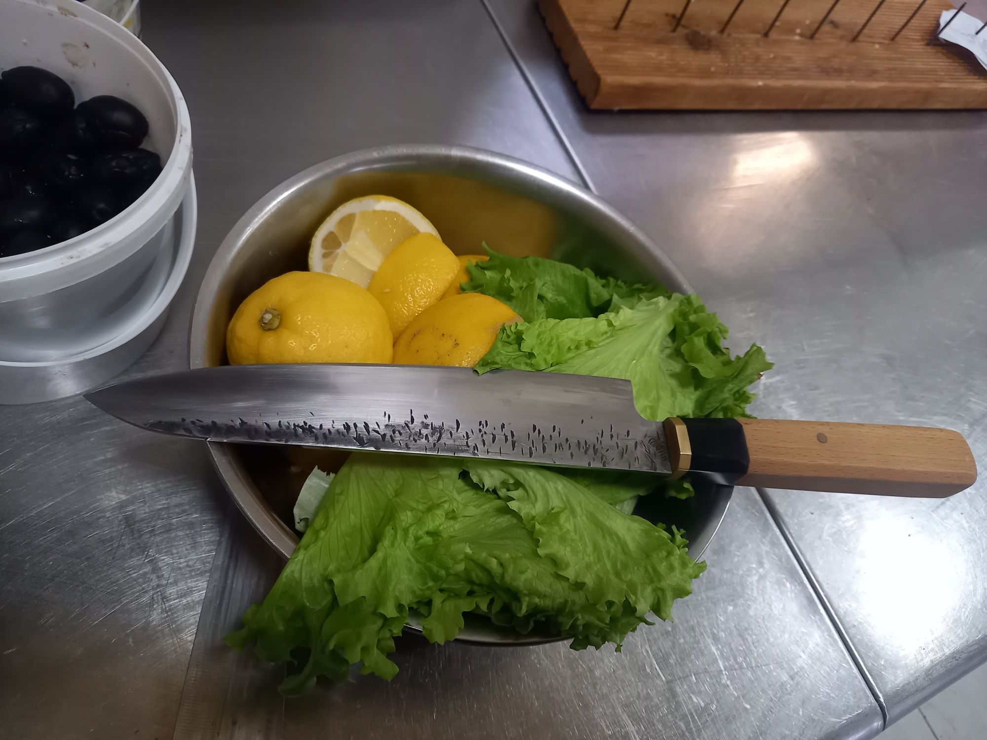 Ръчно изработенШеф/chef нож кухненски готварски