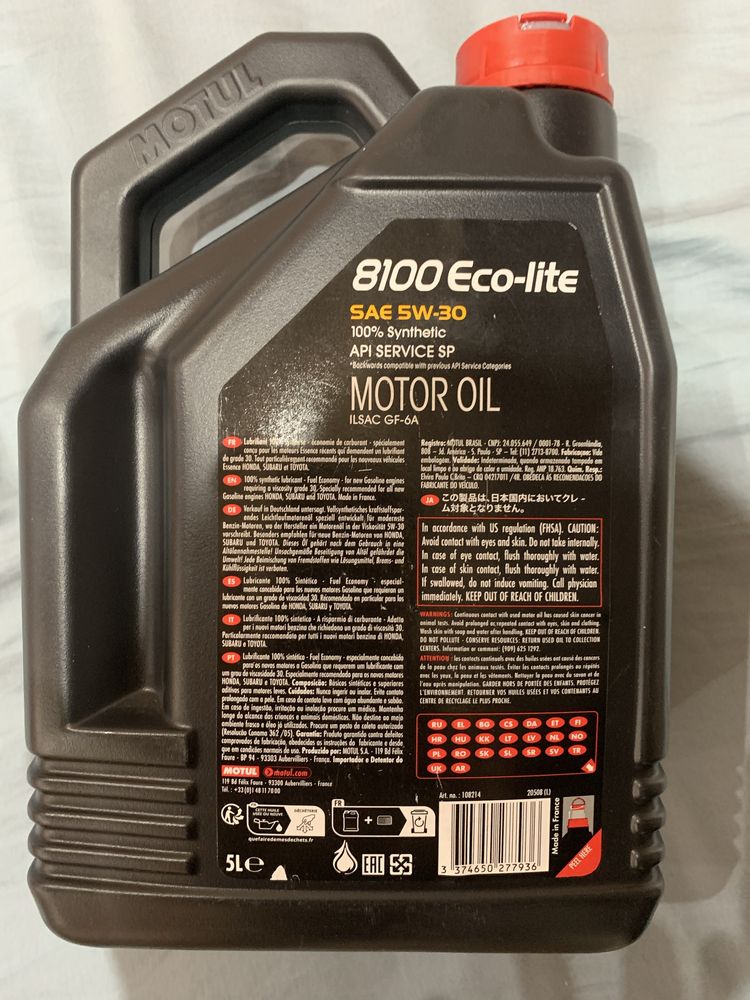 MOTUL 8100 ECO-LITE 5W-30 Масло моторное, Синтетическое