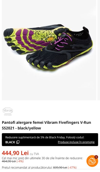 Vibram 5 fingers dama ,38