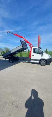 Vand Iveco Daily basculabil cu macara 3,5 to.