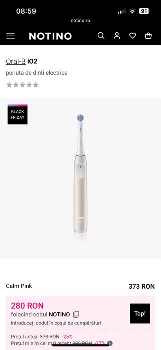 Periuță de dinți electrică Oral-B iO Series II – Nou, sigilată