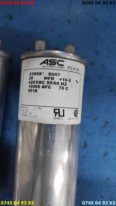 condensator aer conditionat 29uF 420v perfect functionali masurati