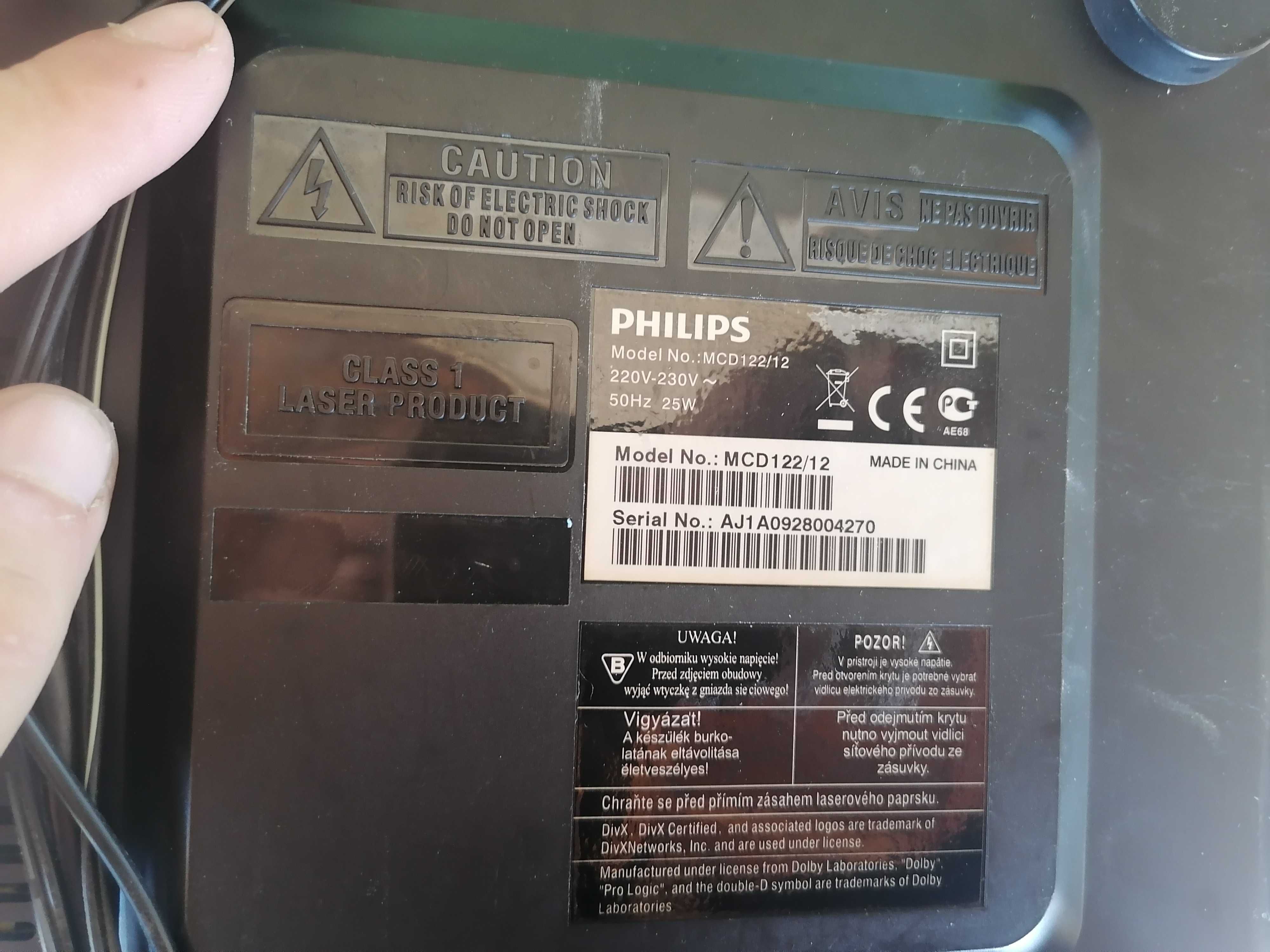 DVD Philips MCD 122/12
