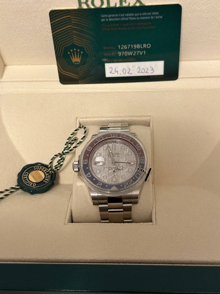 ceas rolex gmt master || pepsi anul 2023 pret 45000€