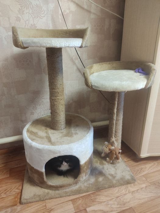 Домик для кошки в отличном состоянии