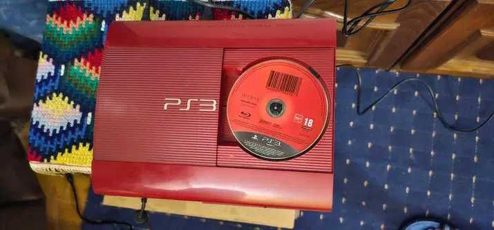 ps3 superslim  editie speciala  culoare red 500gb