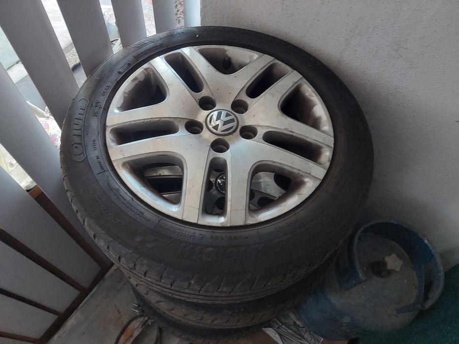 Jante wv cu anvelope vara 205/55/16