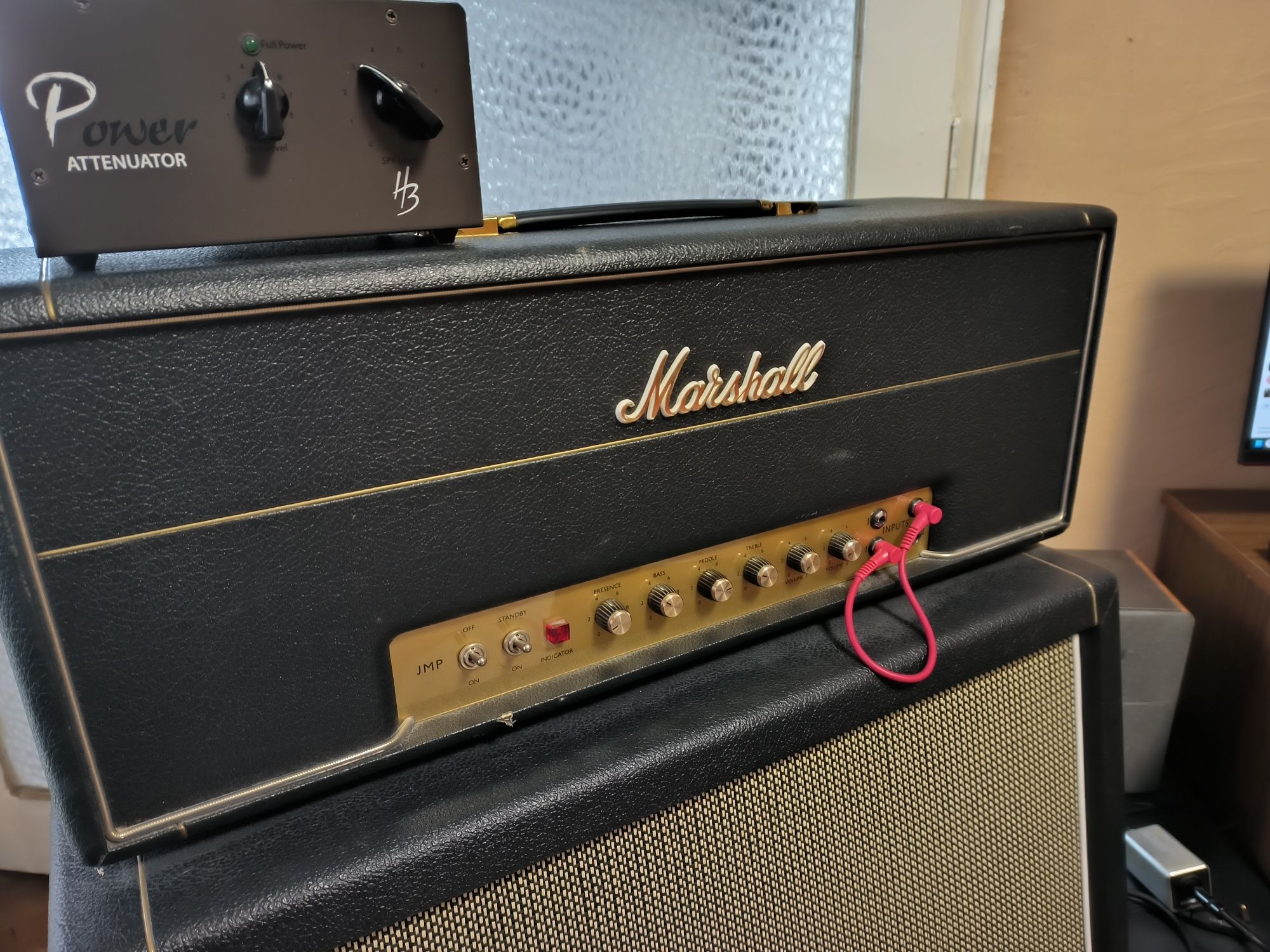 Продавам лампов усилвател Marshall JMP 1959 HW Super Lead 100W