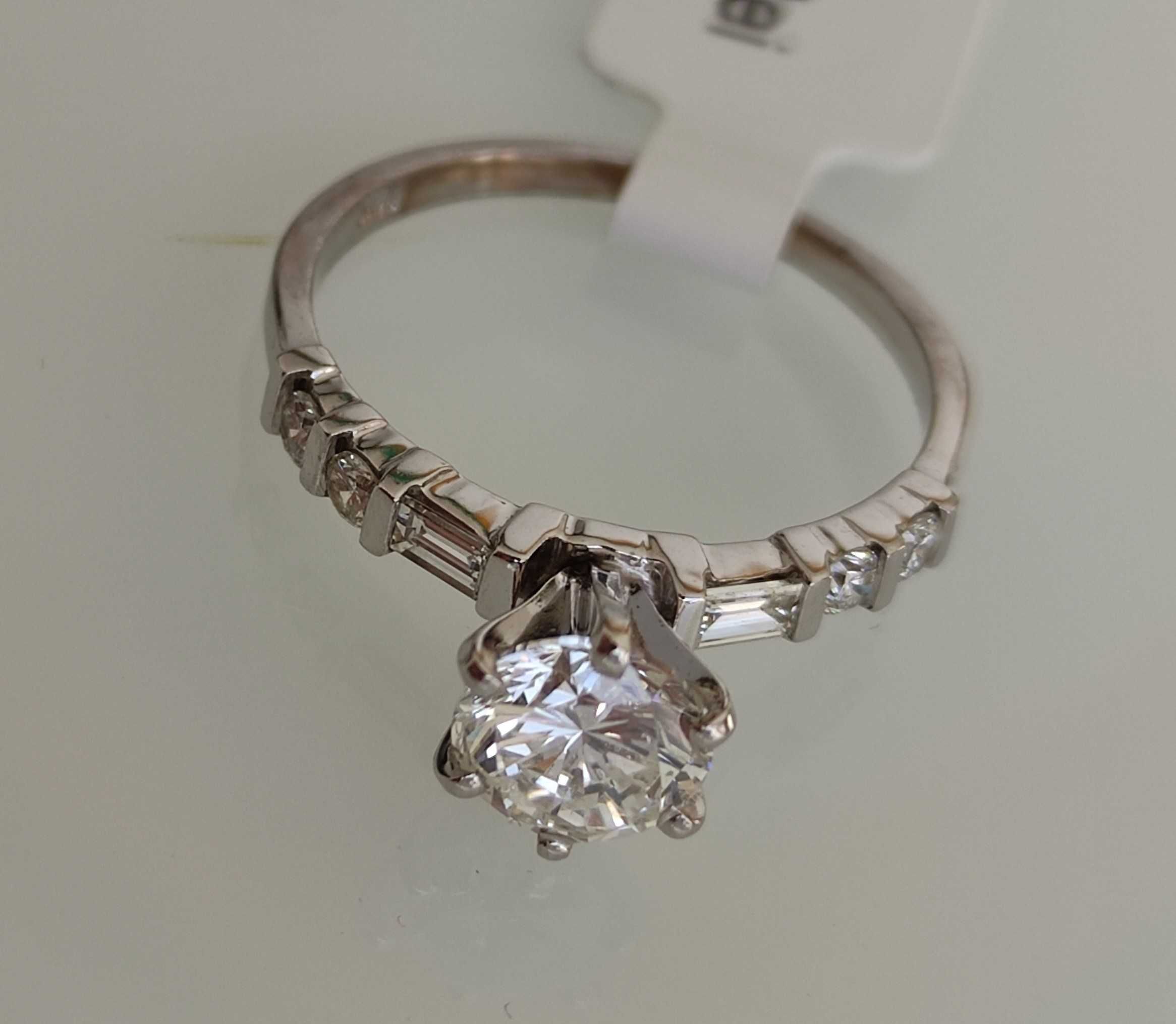 Inel logodna 18k cu diamante 1.18ct