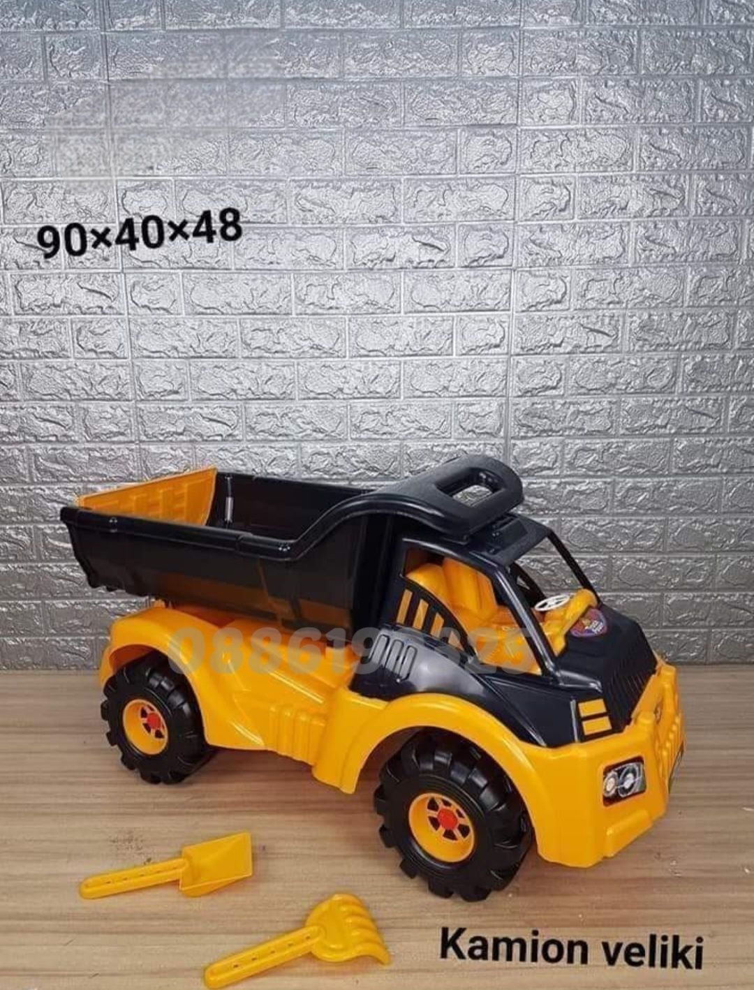 Голям Детски камион Самосвал Mega Mark Truck, 90 см