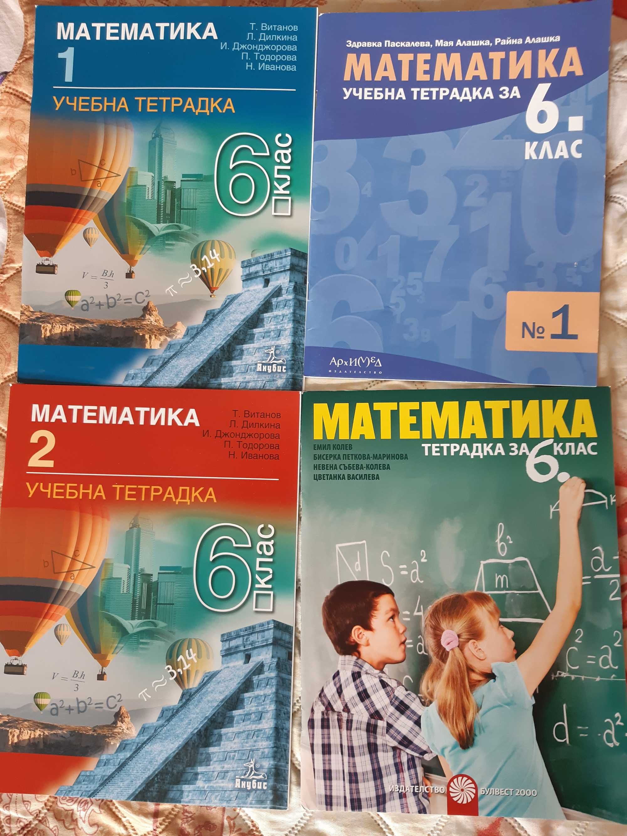 Учебници, тетрадки, сборник по математика и ИТ 5, 6 и 7 клас