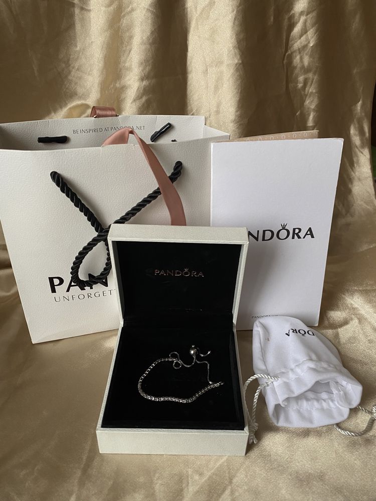 Пандора браслет «Сверкающие камни» Pandora