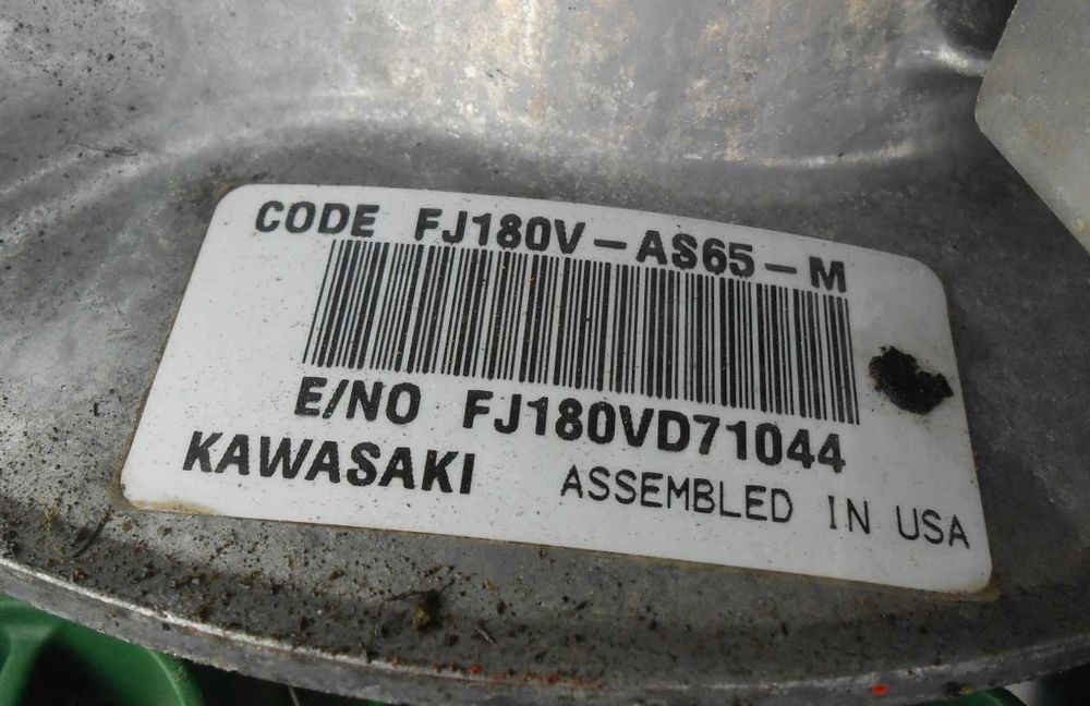 Kawasaki motor benzina 6 hp ax vertical