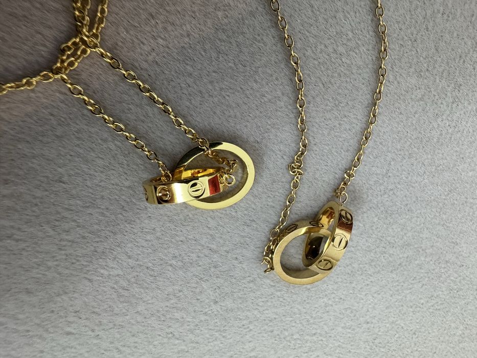 Cartier-Дамски комплект оригинални чисто нови гривна и колие